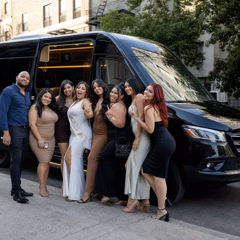 Bronx Bachelor & Bachelorette Transportation fleet vehicle