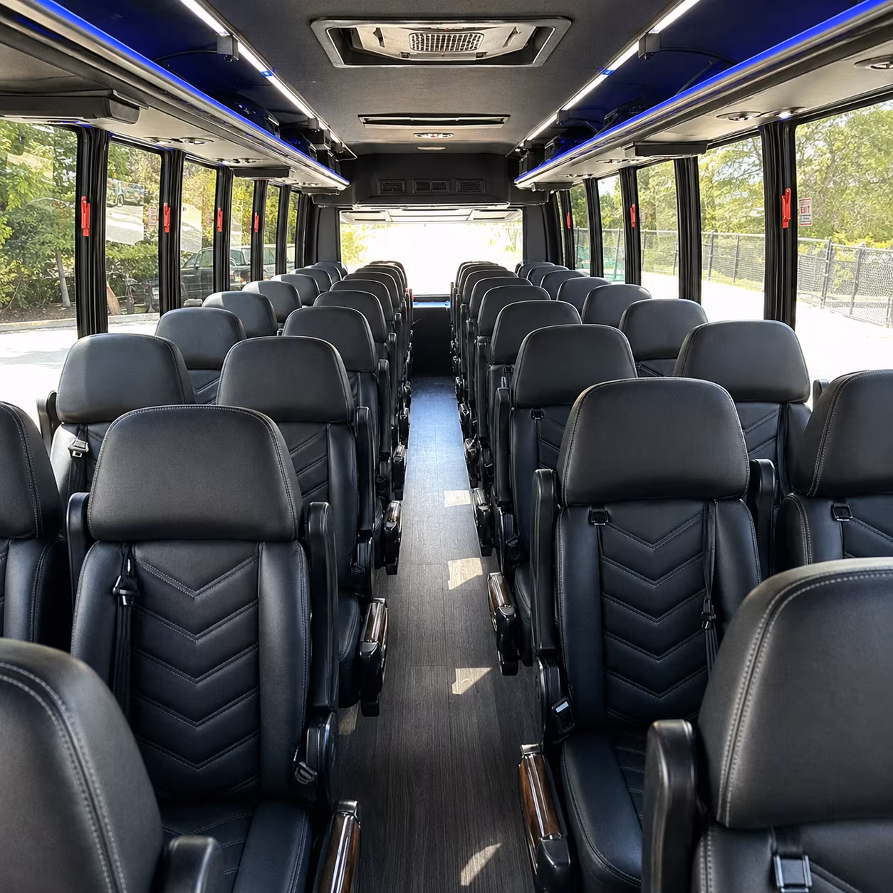 Bronx Airport Shuttle & Transportation party bus exterior