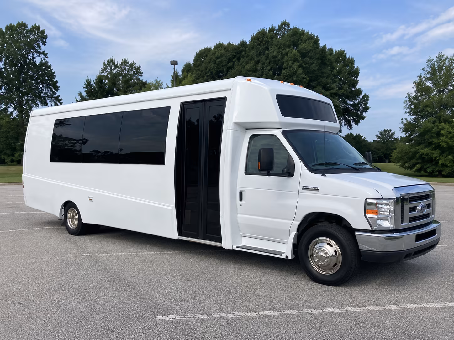 Bronx Birthday, Sweet 16, & Quinceañera Transportation party bus exterior