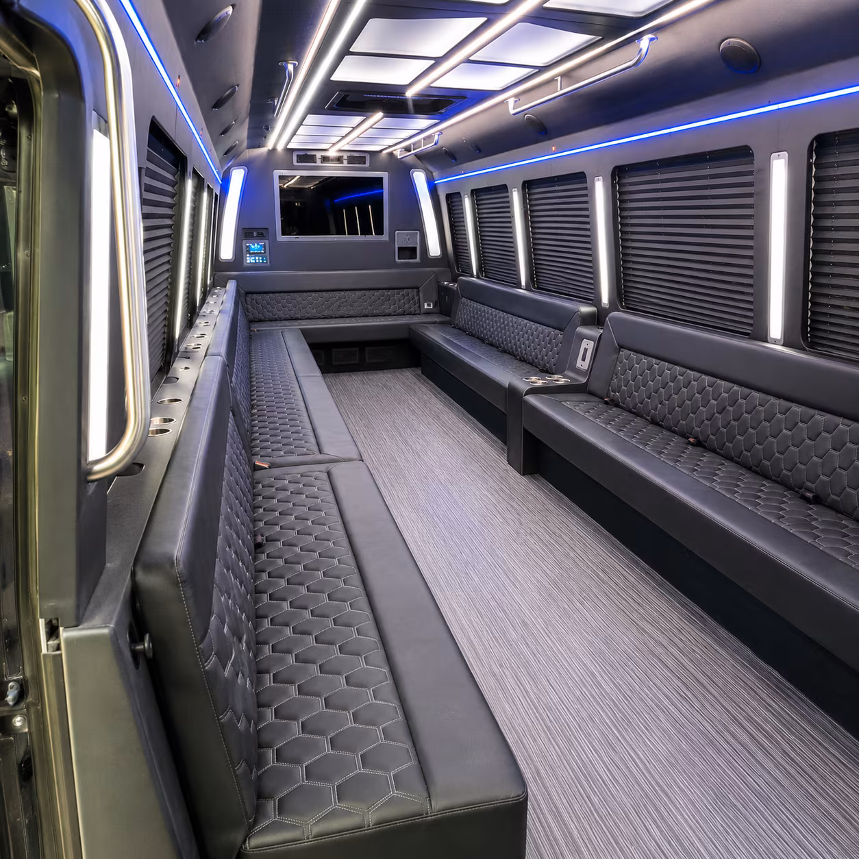 Bronx Birthday, Sweet 16, & Quinceañera Transportation party bus exterior