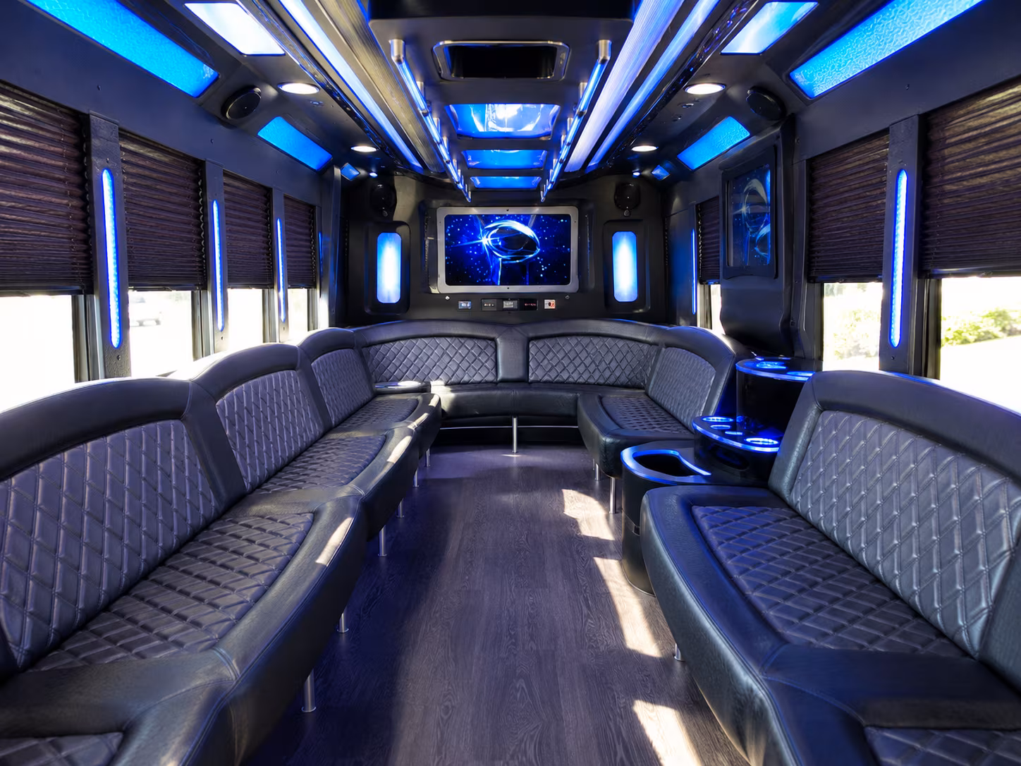 Bronx Sporting Event Transportation party bus exterior