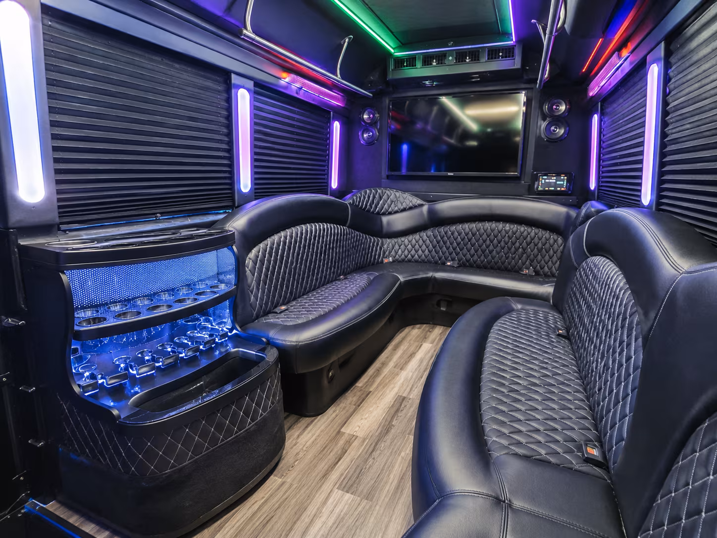 Bronx Sporting Event Transportation party bus exterior