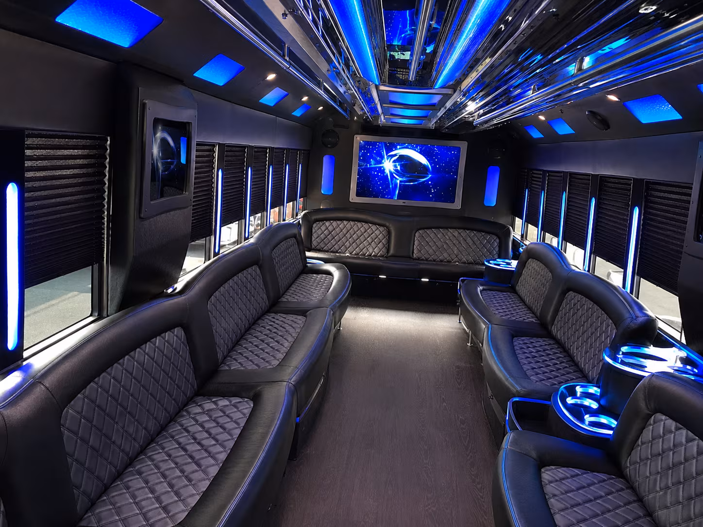 Bronx Sporting Event Transportation party bus exterior