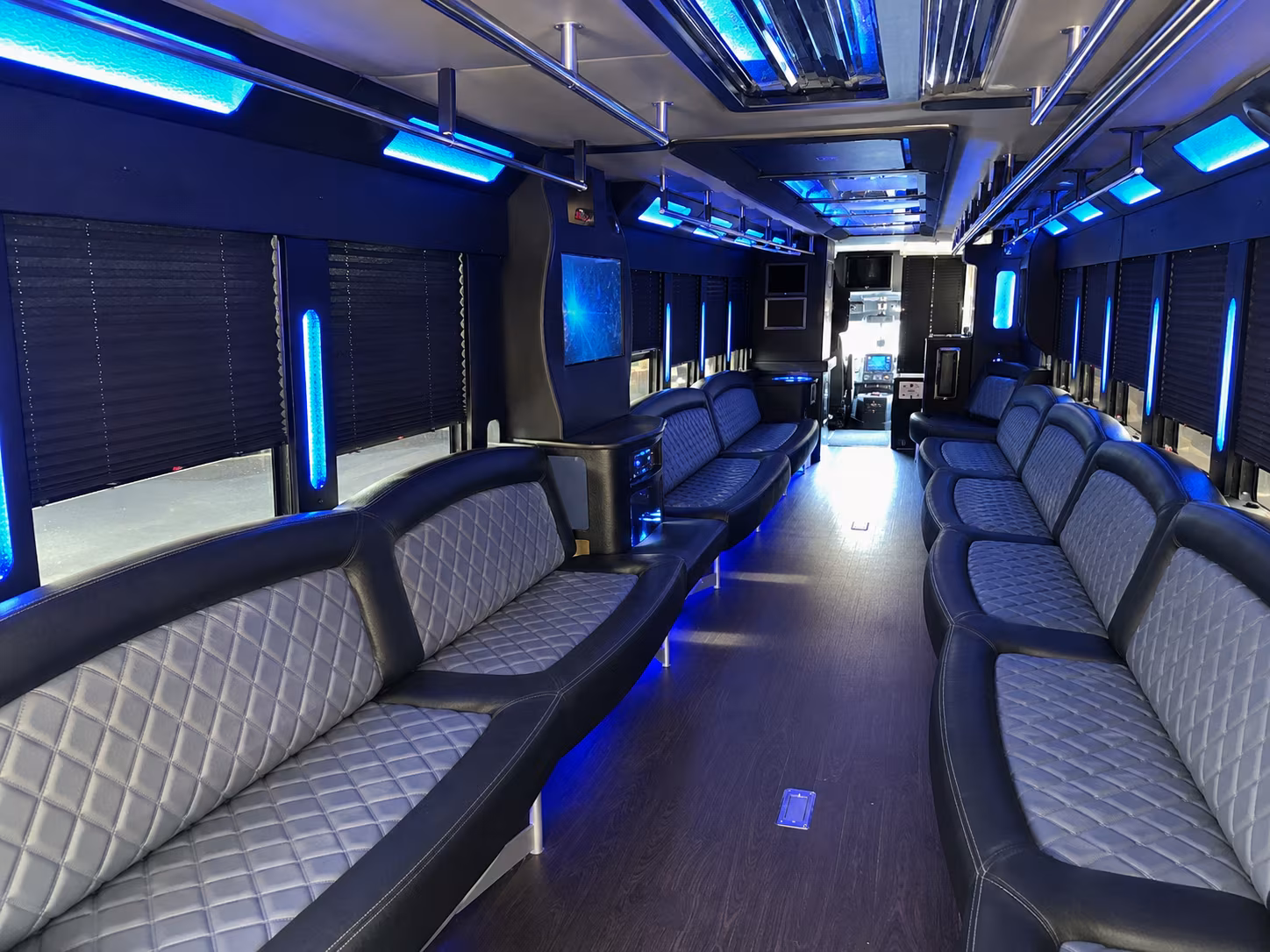Bronx Wedding Transportation party bus exterior
