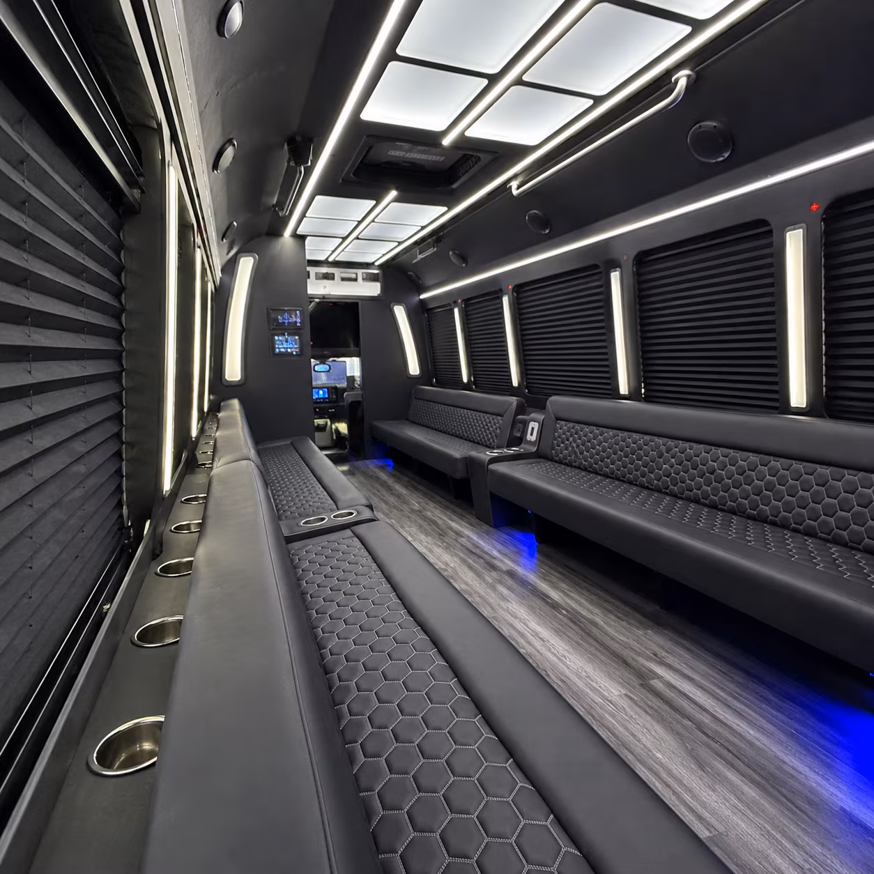 Bronx Wedding Transportation party bus exterior