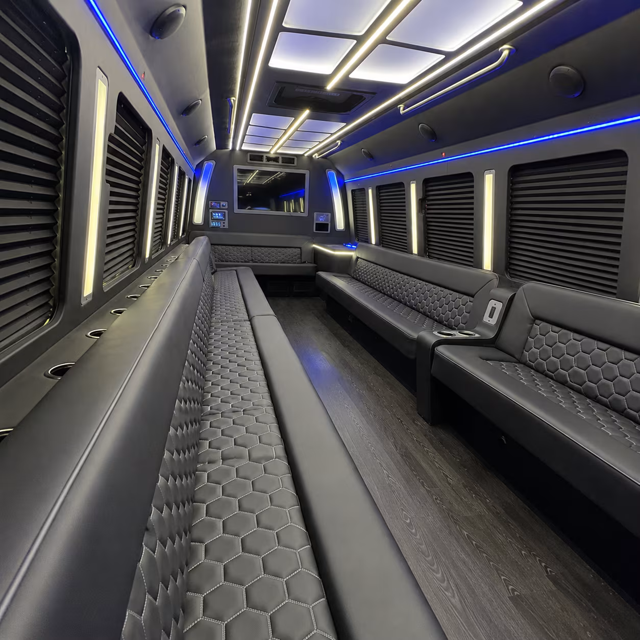 Bronx Wedding Transportation party bus exterior