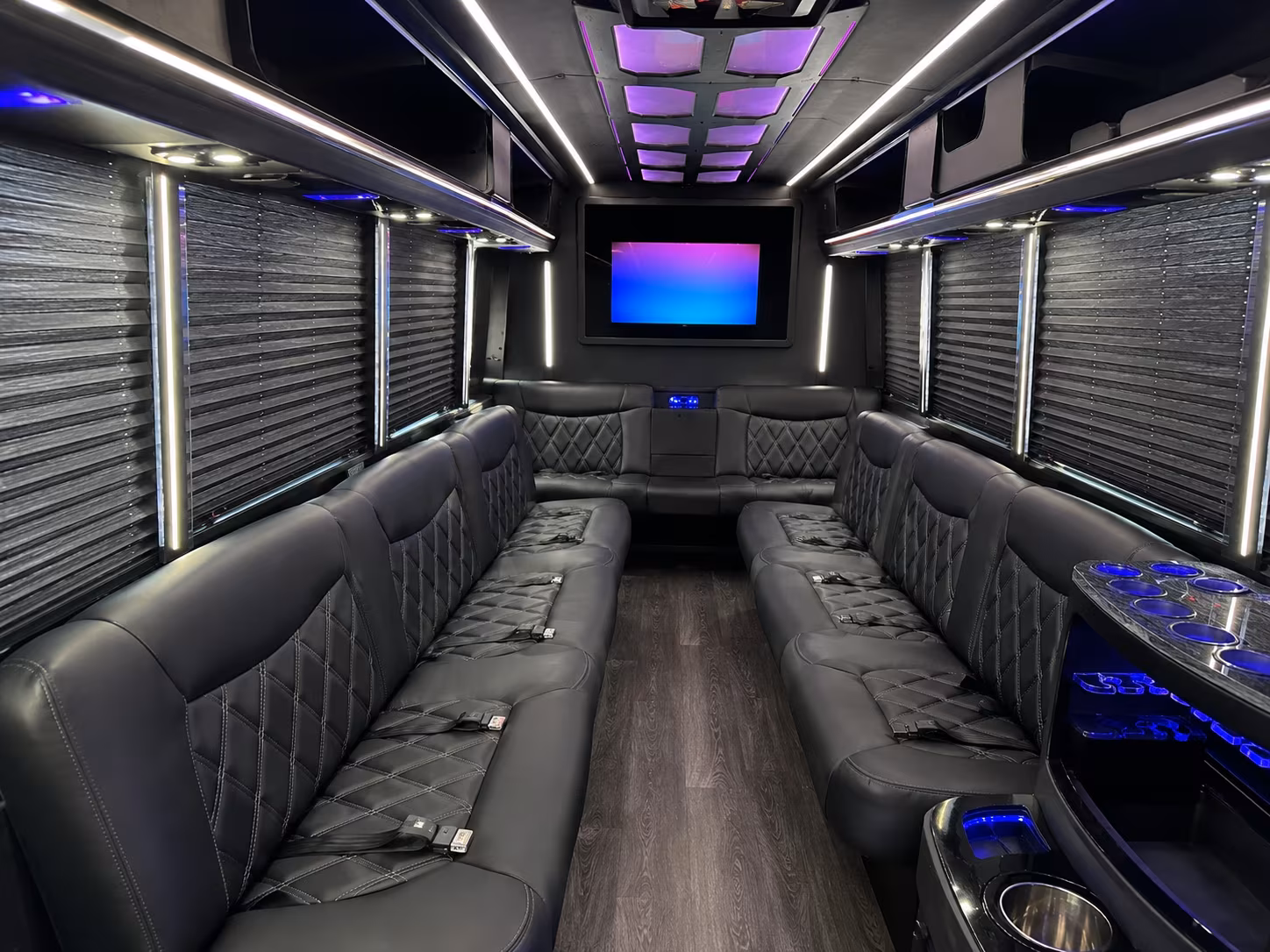 Bronx Wedding Transportation party bus exterior